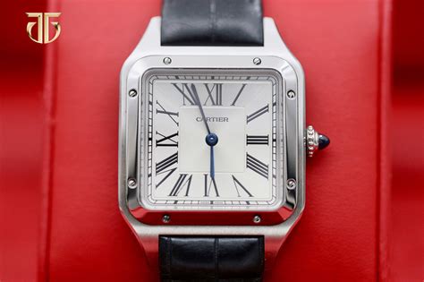 cartier santos dumont large black|cartier santos quartz price.